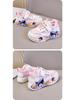 Girls' Kuromi Warm Velvet Sports Shoes: Autumn/Winter 2025, Non-slip Casual Toddler Shoes