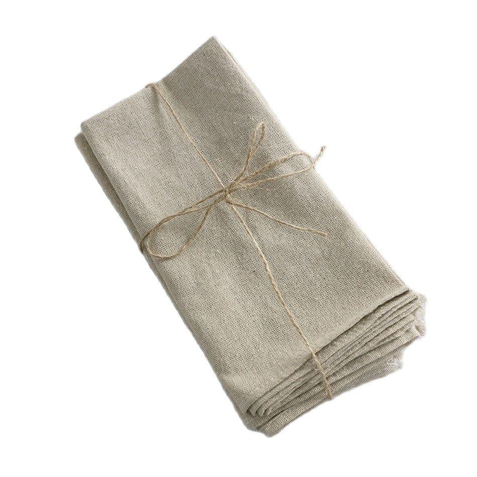 4PCS 40x40cm Colorful Durable Square Cloth Napkin,Reusable Fabric Placemat,for Kitchen Dining Table,Hotel Restaurant Serving