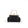 Fashion Chain Bag Women's 2025 Spring New Retro Simple Shoulder Shell Bag Casual Messenger Bag Women's Bag