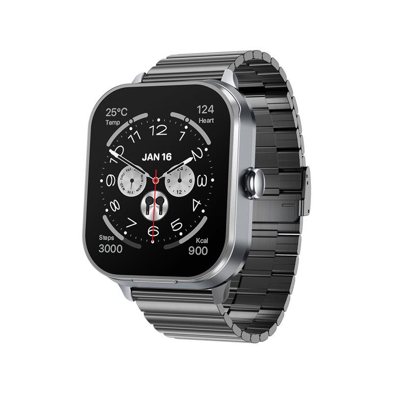 D8Pro 2-in-1 Smartwatch & TWS Earphones: Bluetooth Calling, Heart Rate Monitor, NFC