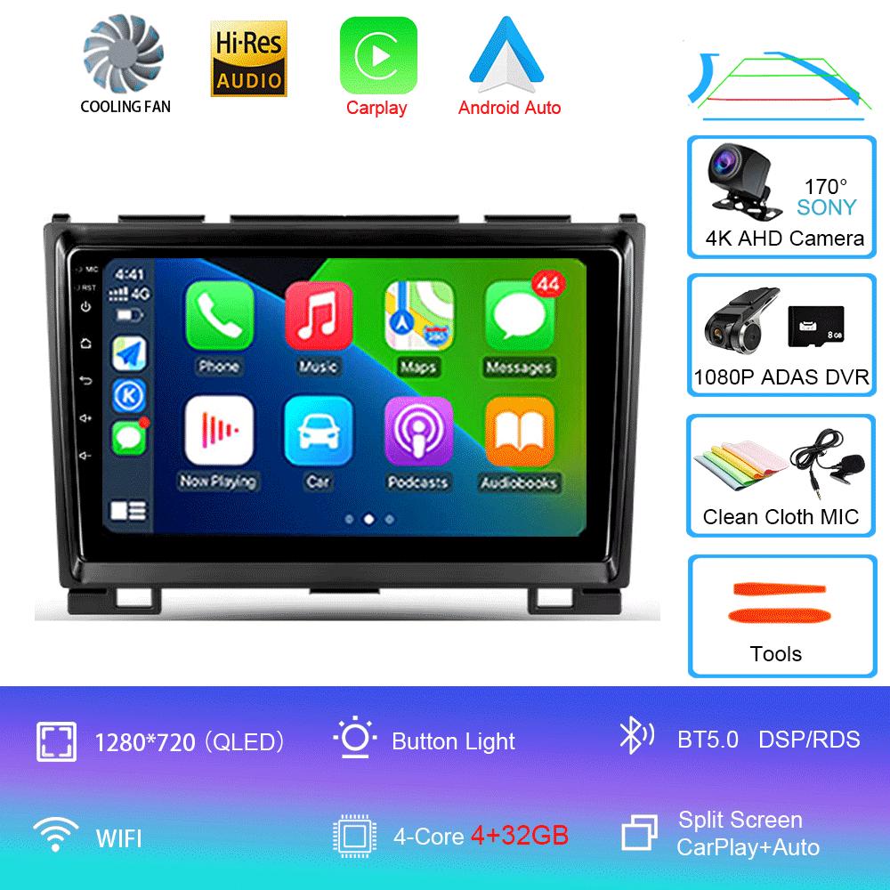 Car Radio Android 14 Carplay For Great Wall Haval Hover H5 H3 2011 - 2016 Navigation Multimedia Player Stereo WiFi+4G video BT
