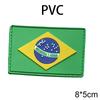Toppe con bandiera ricamata in PVC, Regno Unito, Spagna, Francia, Germania, Stati Uniti e Russia, distintivo con gancio tattico, emblema in gomma per spalla, applique