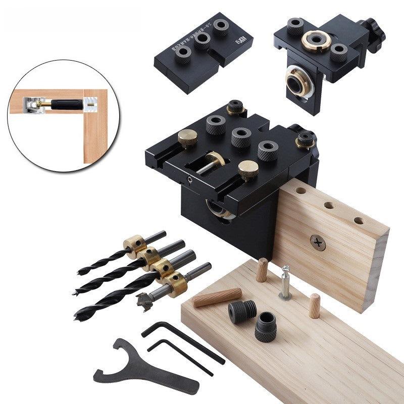 

3-in-1 Woodworking Punch Locator & Round Tenon Tool Option 8