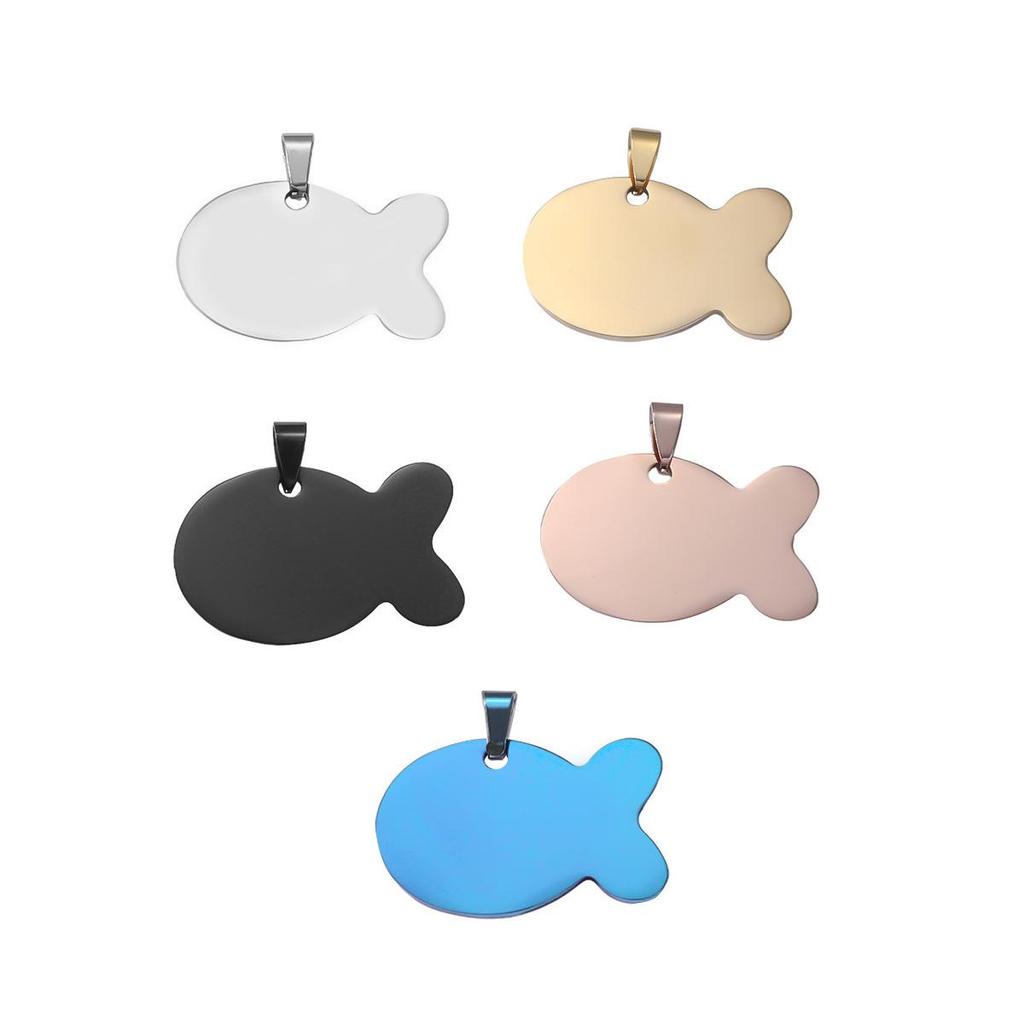 Gold-Plated Titanium Steel Military Dog Tag Necklace with Custom Engraving