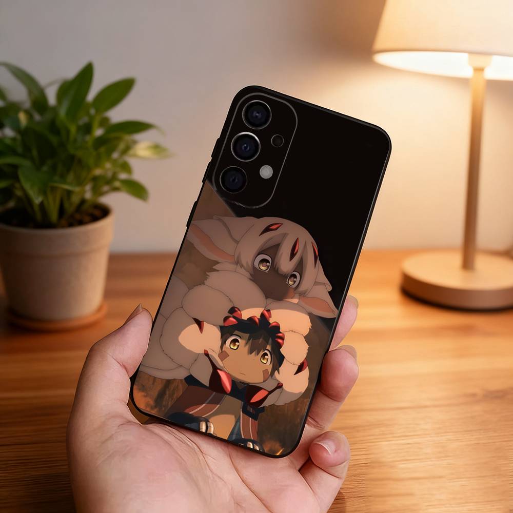 

Anime Made In A-Abyss F-Faputa Phone Case For Samsung S25,S24,S21,S22,S23,S30,Ultra,S20,Plus,Fe,Lite,5G Black Cover Samsung S21Ultra