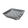Durable Silicone Dish Drain Pad Square with Spout Sink Sponge Holder Soft Heat Resistant Dish Rack Mat Cooking