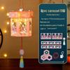 Handmade Children’s Chinese Style Mid-Autumn Traditional Lantern with Luminous Projection