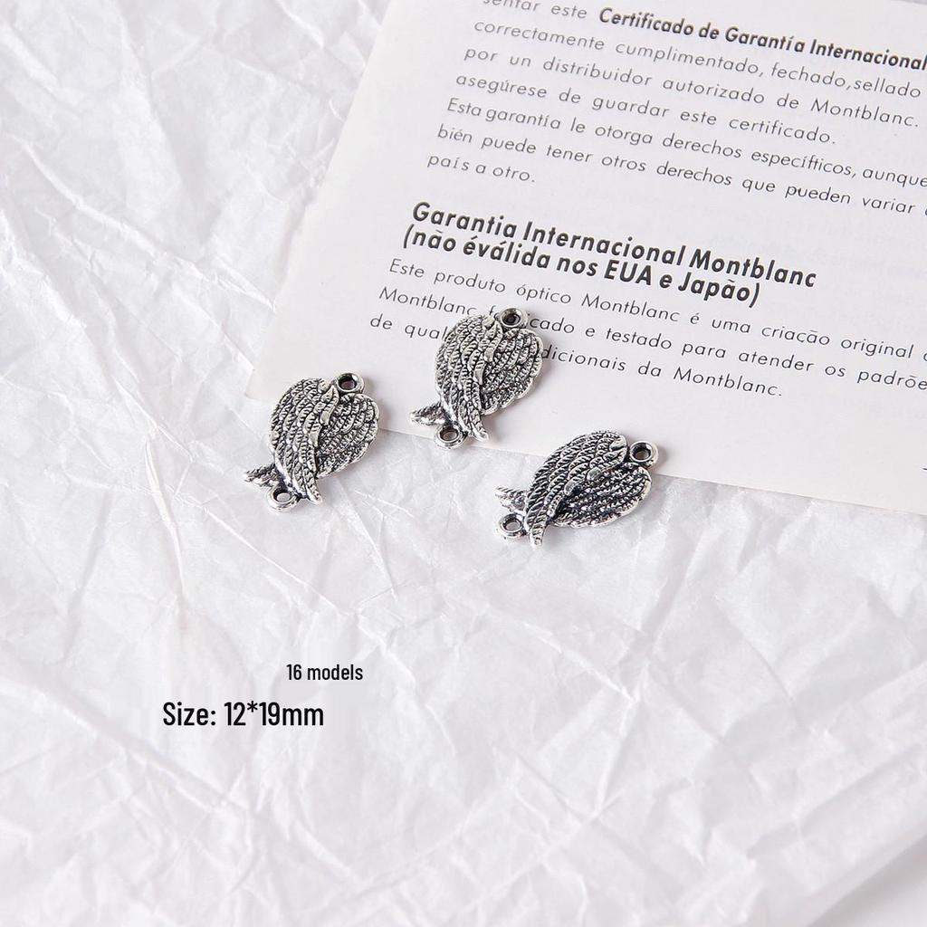 Retro Heart & Flower Pendant Earrings - Handmade Accessories