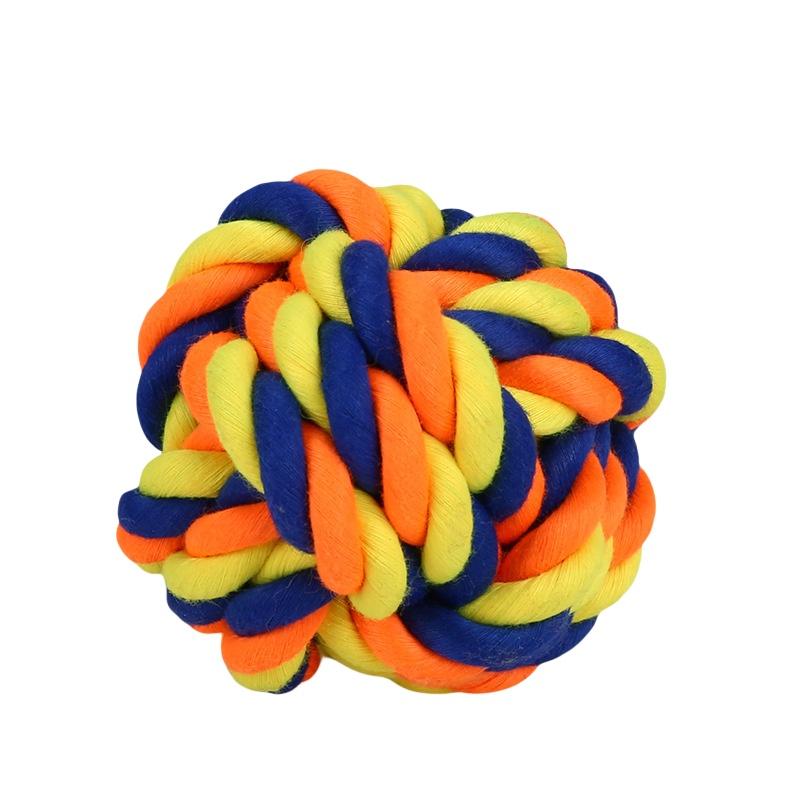 Kit de 6x Brinquedos de Corda para Cães Resistentes e Duráveis Nó de Mastigar Bola Pet Filhote Urso Brinquedo de Algodão Atacado