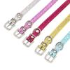 Adjustable Bling Rhinestone Cats Collars Super Shining Crystal Puppy Necklace  Photograph