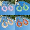 Bohemia Crystal Beaded Earrings Crystal Pendant Earrings  Summer Party Jewelry Accessories