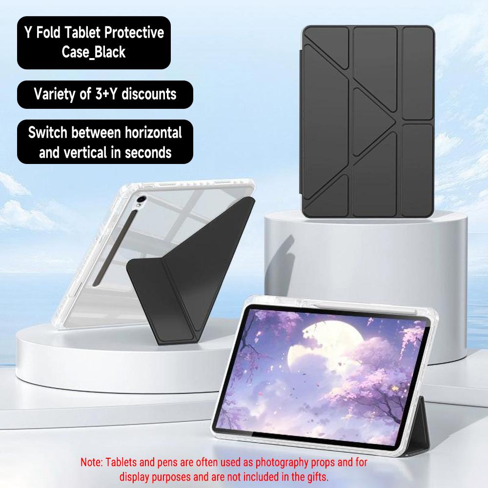 

For Samsung Tab S10 12.4 inch S7 S8 S9 11 FE 10.9 Plus Case Magnetic Smart Cover For Tab A9 8.7 Plus 11 A8 Pencil Holder Funda Tab A9 8.7