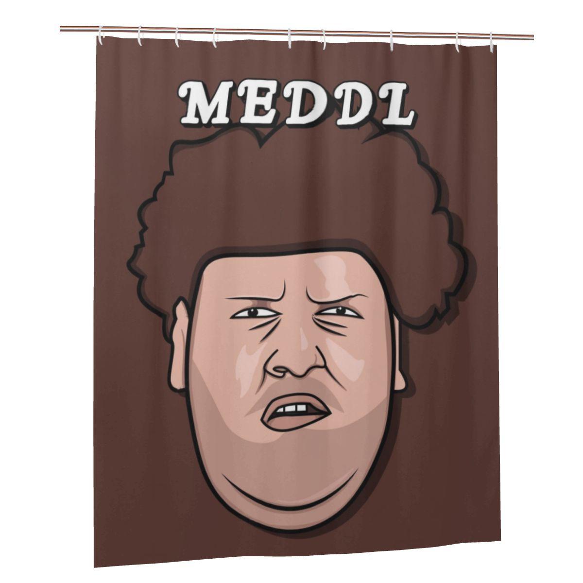 

Dragon Lord Rainer Winkler Illustration Oger Mett Shower Curtain Bathroom Polyester Waterproof Bath Curtains With Hooks W60H190(CM)-1 Pcs