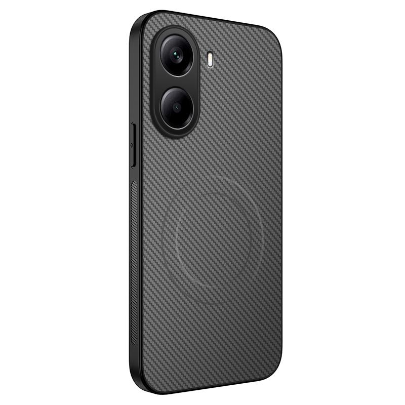 For POCO X7 Shockproof Magnetic Phone Case For Xiaomi Poco X7 Pro Premium Carbon Fibre Slim Fit Ultra-Light Protection Cover