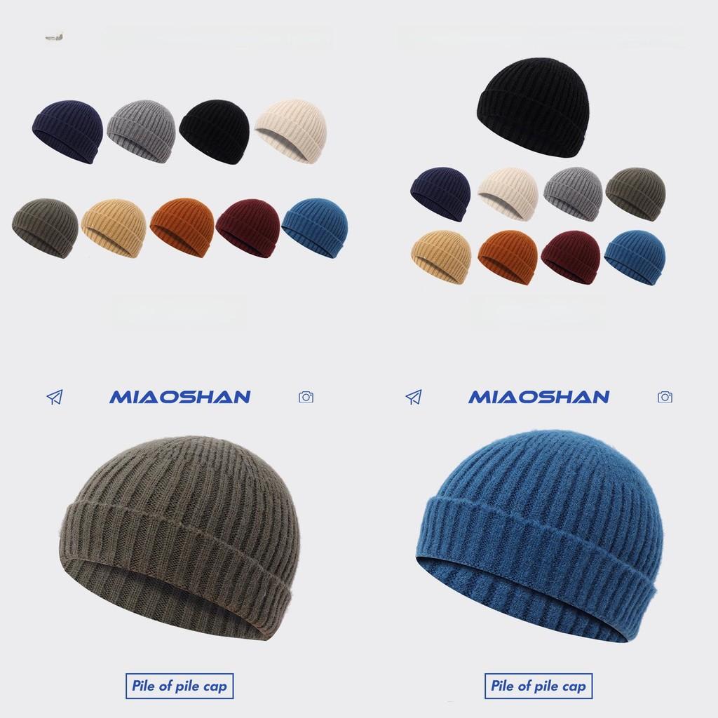 Warm Cotton Knit Beanie For Men And Women Trendy Solid Colors For Winter
