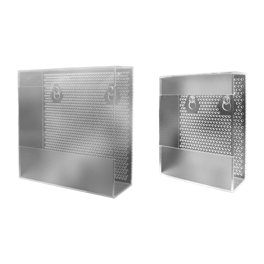 Akrylový krmítko pro plazy s přísavkami Praktické Prémiové potřeby Domácnost