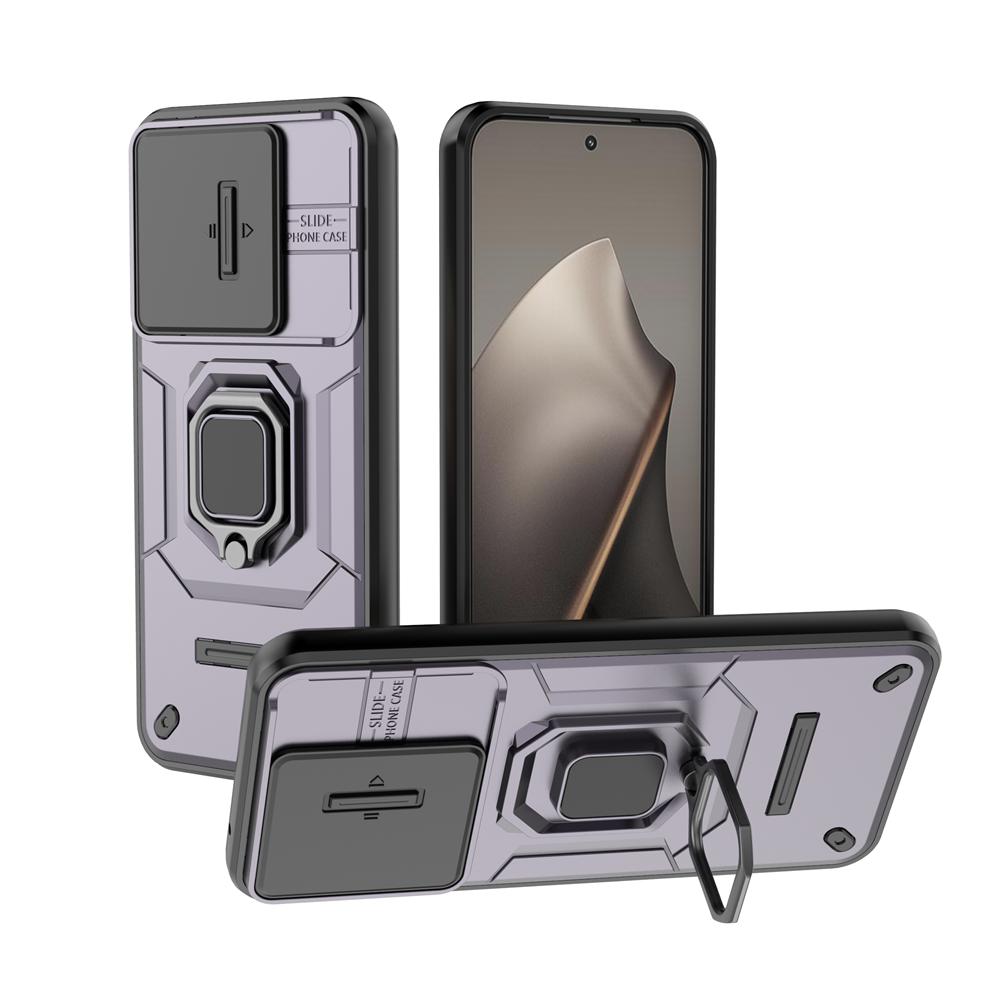 For Xiaomi 15T 5G Case Slide Camera Lens Protector Armor Case For Mi 15T 15 T Mi15T Car Magnetic Ring Holder Phone Cover