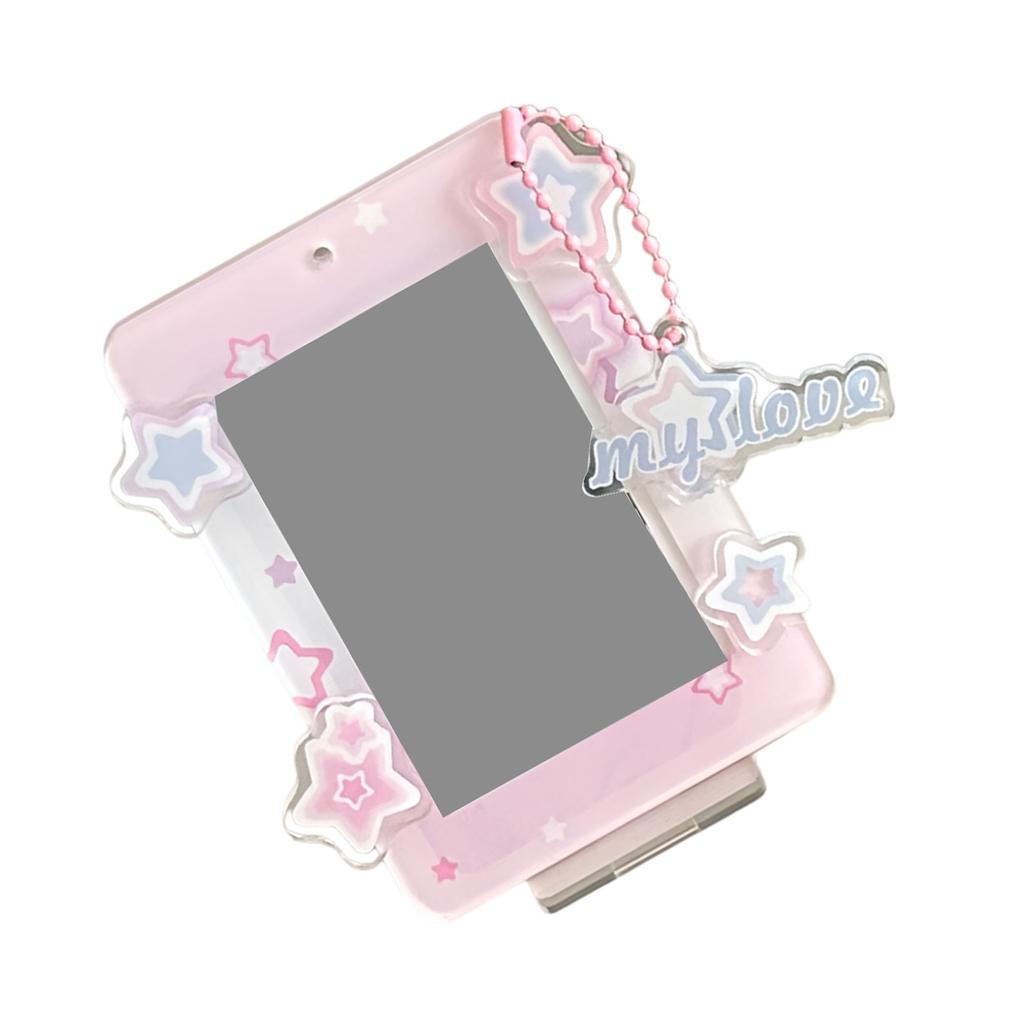 Star Series Sweet Fotoschutz, Fotokartenrahmen, Kartenständer, Desktop-Dekor, Fotohalter, Acrylkartenhülle