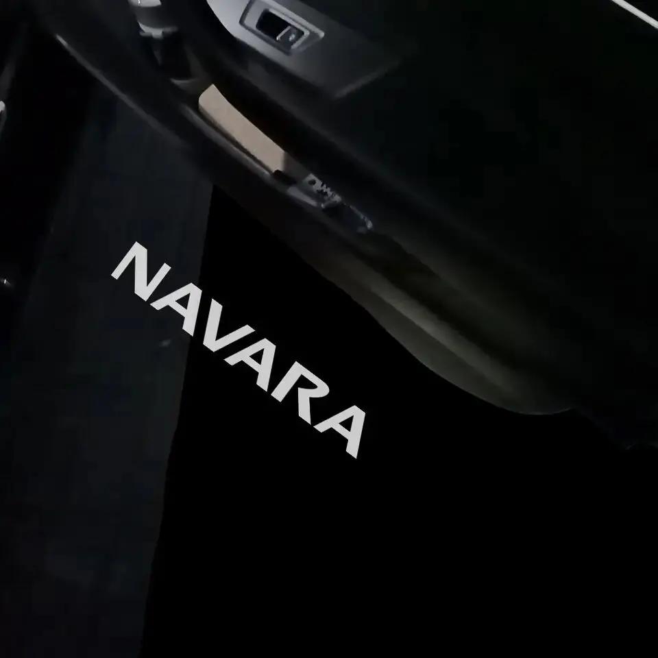 

2 шт. Светодиодные фонари для дверей автомобиля для Nissan Navara D23 2014-2016 2017 2018 2019 2020 2021 2022 TEANA Сигнальные лампы Проектор Аксессуары 2PCS