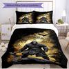 3pcs Duvet Cover Set (1*Duvet Cover + 2*Pillowcase, Without Core), Valheim Print Soft All‑Season Bedding Set, Home Bedroom Decor Gift