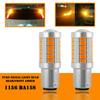 Blinker-LED-Glühbirnen Gelb 1156 2 Stück Bernstein
