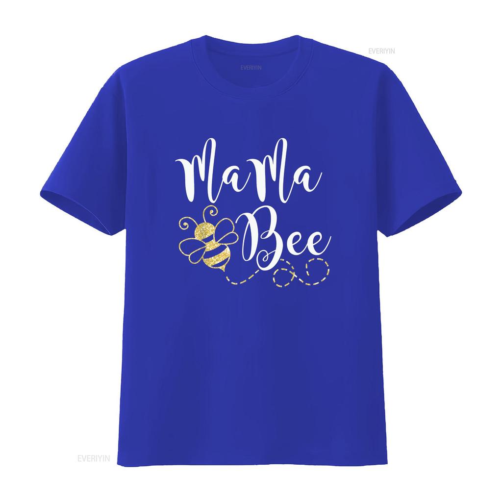 Birthday Bee Family Mama Mom Mothers for Women T shirt vintage Washed Unisex Comfortable Versatile graphic Casual Stylish