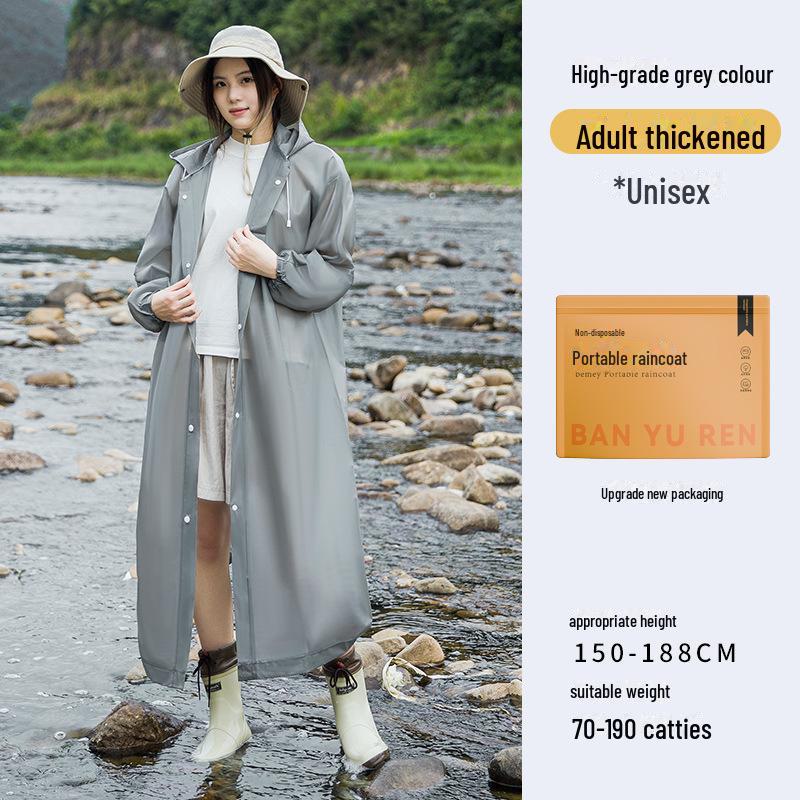 "Children's Full-Body Rainstorm-Proof Disposable Raincoat for Boys and Girls with Backpacks"
