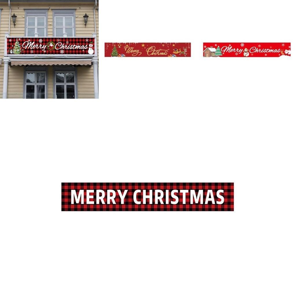 Steaguri Vibrante de Crăciun Pentru Decorațiuni Festive Bannere din Poliester în Formă Pătrată