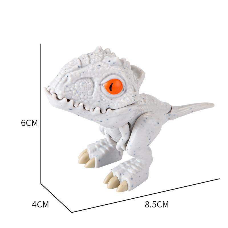 

Кусати Руку Юрський Динозавр Іграшки Парк Подарунки Симуляція Тварина Рекс Раптор Модель Сувенір День Народження армія зелений колір