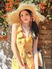 Gentle wind seaside vacation floral dress, summer bright dopamine wear is very beautiful, pinched waist skirt