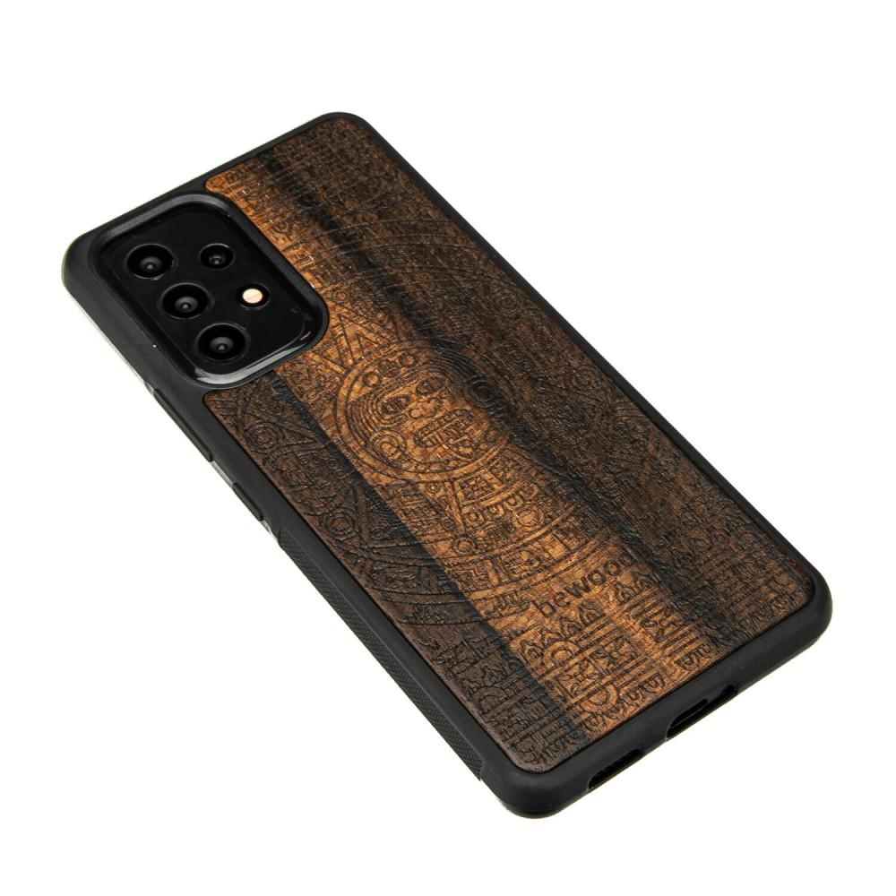 Wooden Case for Samsung Galaxy A33 5G Aztec Calendar Ziricote