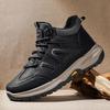 Men's Waterproof Non-Slip Winter Snow Boots for Outdoor Walking and Skiing