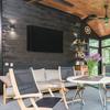Modern Polyester Outdoor Tv Cover For Televisions Dustproof Waterproof Protector