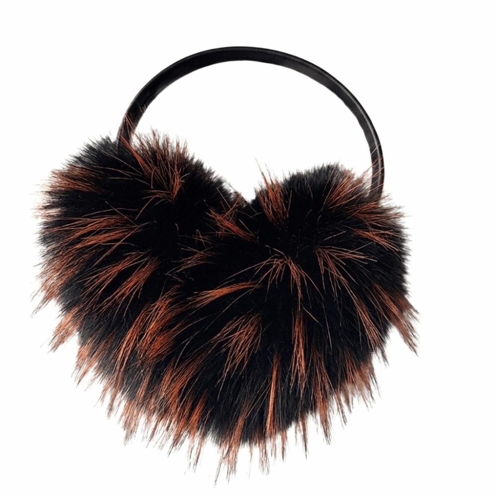 Solid Color Winter Earmuffs Ear Cap Ear Mask Cute Faux Fur Plush Earmuffs  Men