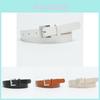 Chic And Simple Pu Leather Women's Buckle Belt Ideal For Fashionable Dress Outfits