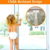 Adjustable Metal Door Lock Aluminum Zinc Zinc Alloy Safety Lock Closet Protection Child Proof Lock  Closets