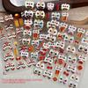 Cartoon Hello Kitty Lion Nail Art Stickers Manicure Decal Adhesive  Year Diy Nail Sticker Nail Charm Manicure Decoration