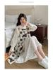 2025 Trendy French Printed Vest & Hollow Long Skirt Set: Sweet, Gentle Two-Piece Dress Suit