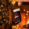 Christmas Decoration Fireplace Hanging Stocking1pc 2D Flat Christmas Hat Reindeer Snowflakes Pattern Christmas
