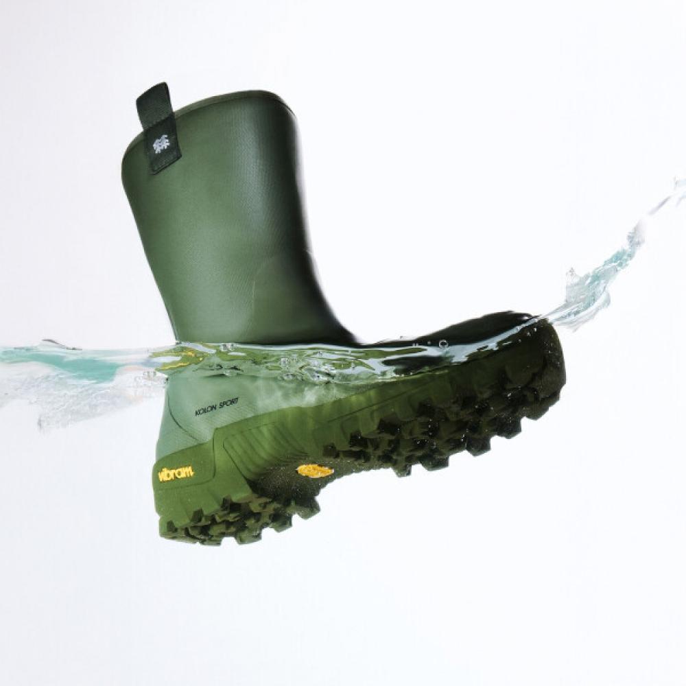 

Kolon Sports Unisex Mid Length Rain Boots Aqua Step Fe2ax25450kha Khaki/230