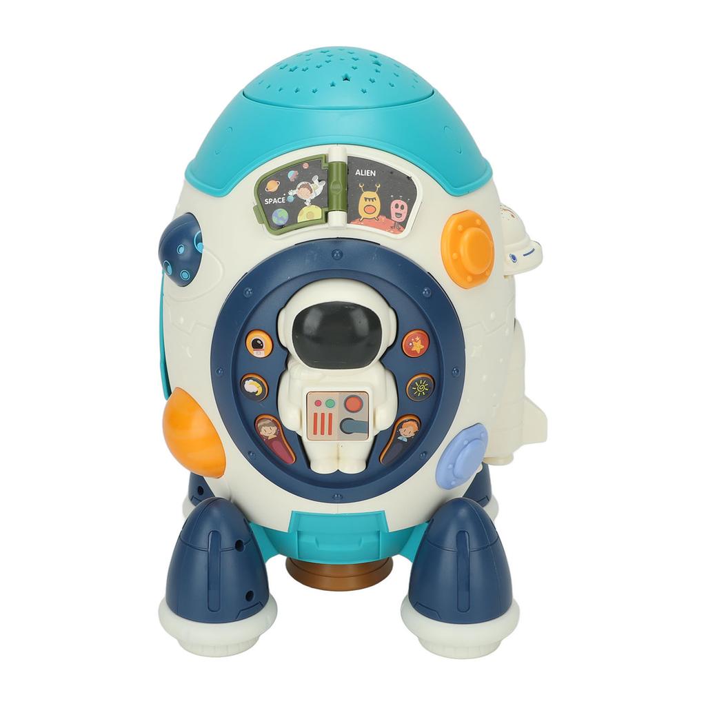 Musical Rocket Toy Portable Early Educational 19 Music Keys Space Musical Rocket Toy for Children