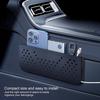 Car Phone Pocket Leather Car Pocket Pouch Multifunctional Car Side Pocket Organizer Leather Adhesive Car Pocket Pouch For Cell