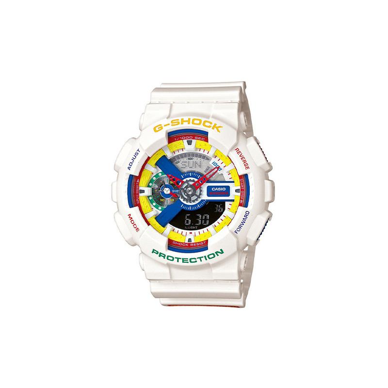 

Casio G-SHOCK series 200 meters waterproof fashion quartz movement resin strap Japanese and Korean watch men s watch black dial GA-111DR-7A чорний