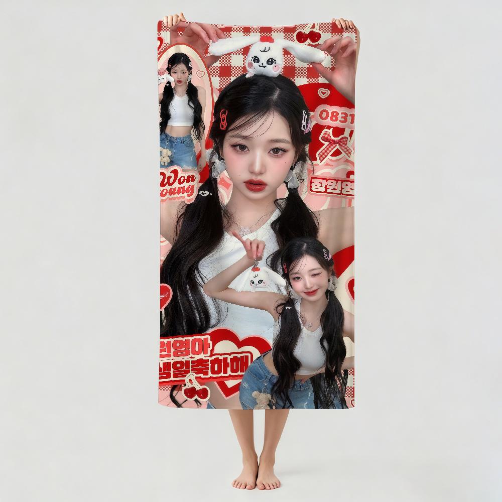 Korean Singer W-Won youngS Towel Drying Bath Towel Applicable To Light Swimming Camping Yoga Beach Out