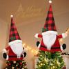 Santa Claus Christmas Tree Top Decoration Cartoon Snowman Tree Topper  Christmas Home Decor
