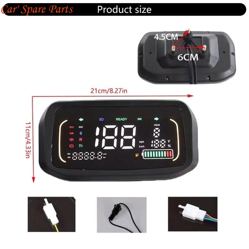 Y4UA N7 Electric Vehicle Dashboard Instrument Panel For DIY Enthusiasts and Commuters