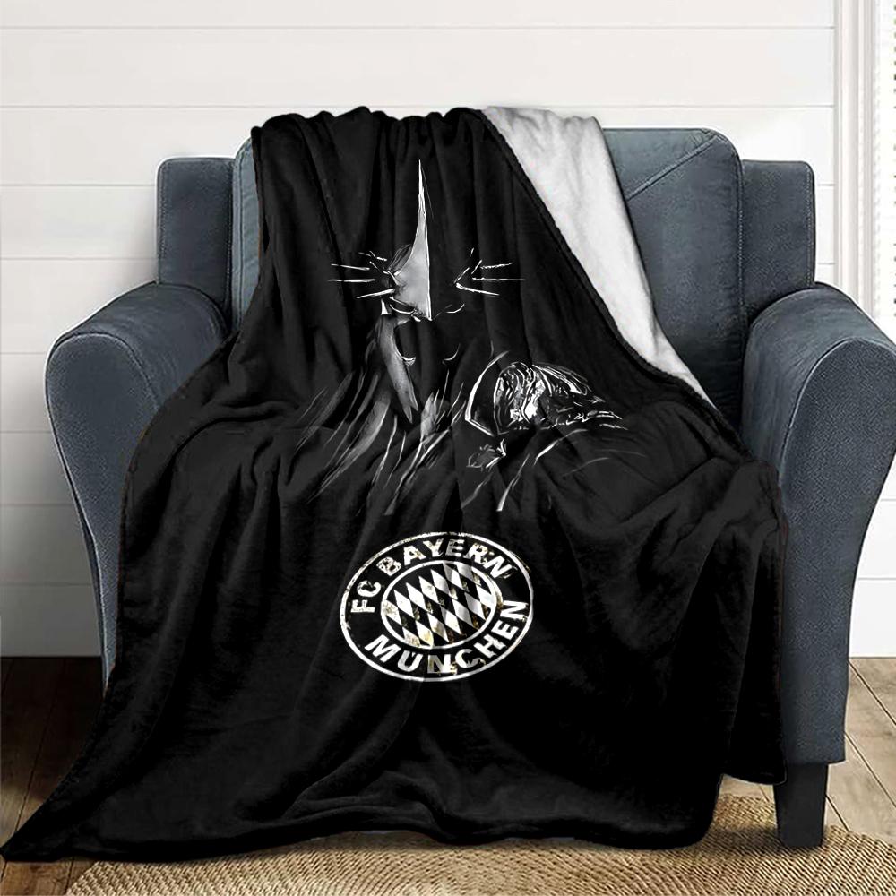 Coperte con Maglia del Bayern Monaco in Flanella Stampata Traspirante Calda per Casa Ufficio Copriletti 0708a121