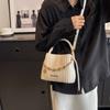 Plissiertes Design Umhängetasche Kette Schulter Eimer Tasche Trendige Schulterhandtasche Vielseitiger Stil