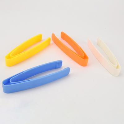 Straight-Head Plastic Tweezers Cosmetic Tweezers First-Aid Kit Tweezers Medical Tools Tweezers Large White Clip