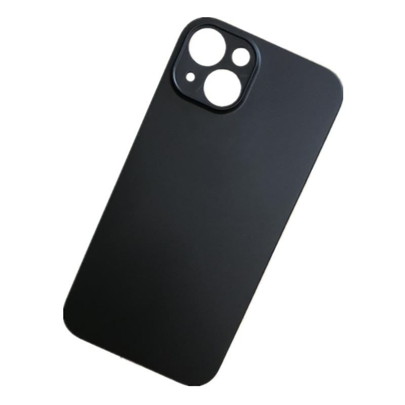 Apple 14 Transparent Mobile Phone Case IPhone 14plus Solid Color Full Inclusive Pp Hard Shell